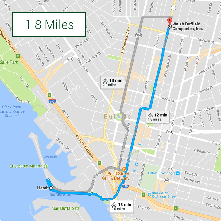 bike map in buffalo