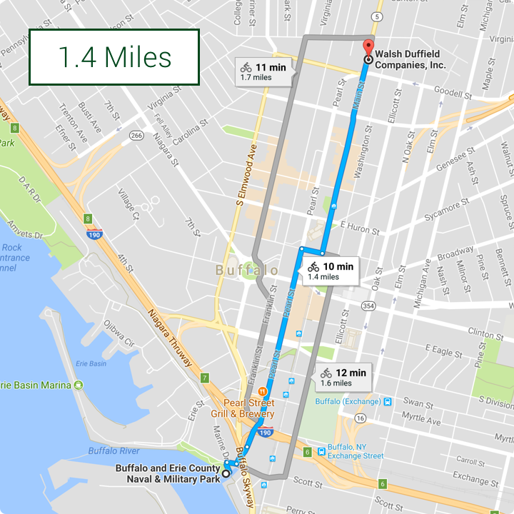 bike map in buffalo